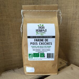Farine de pois chiche en sachet de 500g