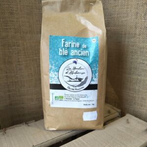 Paquet de farine de blés ancien bio 1kg