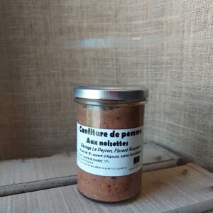 Confiture pomme aux noisettes